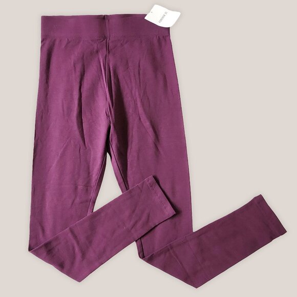 Forever 21 Pants - NWT Forever 21 Burgundy Plum Pink Purple Cotton Leggings Pants